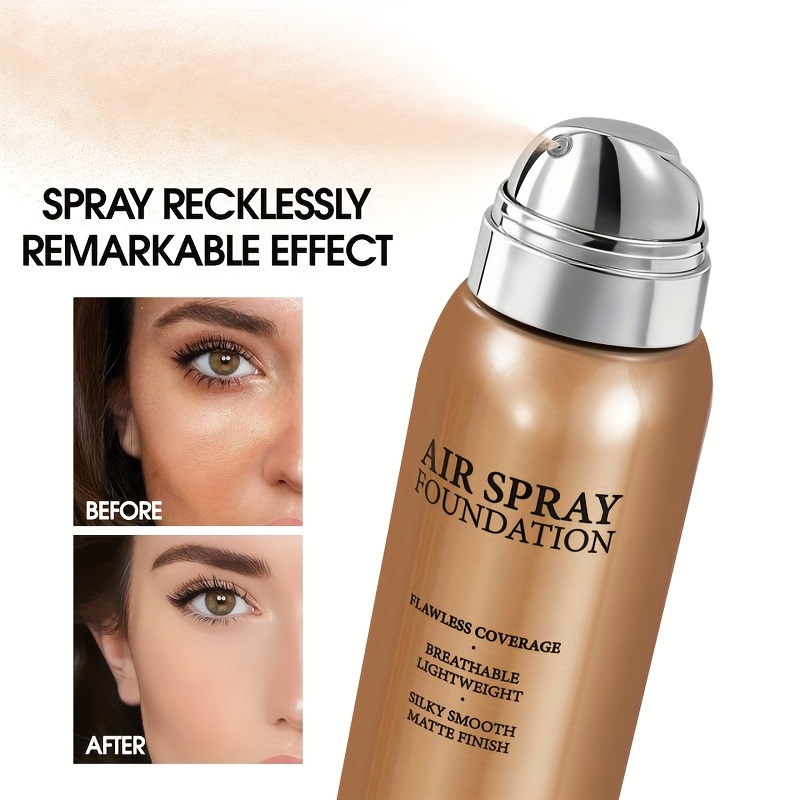 Air Cushion Foundation Spray - Lightweight, Buildable Coverage with a Moisturizing Formula for Powerful Concealment and Natural Finish. Creates Smooth Radiant Beige Tones in Shades from Fair to Medium - Image 12