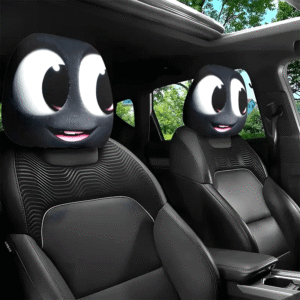 2pcs Cute Cartoon Character Seat Covers - Soft, Fit for All Vehicles, Durable & Stylish Interior Accessories, Cute Accessories, Vehicle Seat Protection, Playful Design, christmas gifts