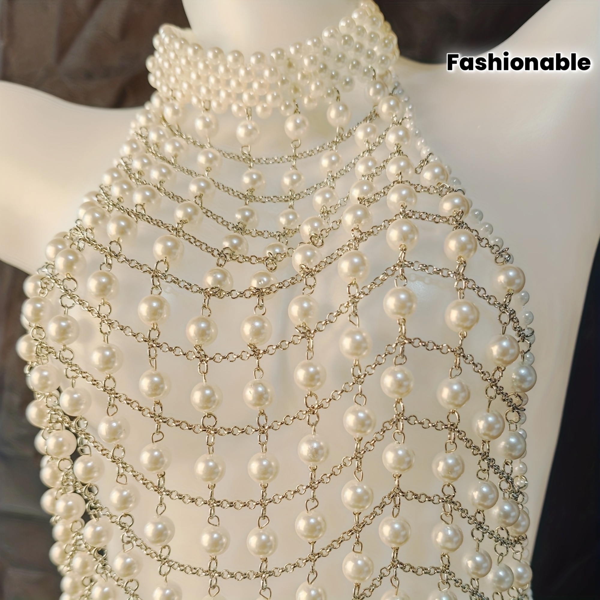 [Men's & Women's Flattering Fit] Trendy High-Gloss Round Bead Bra | European &…