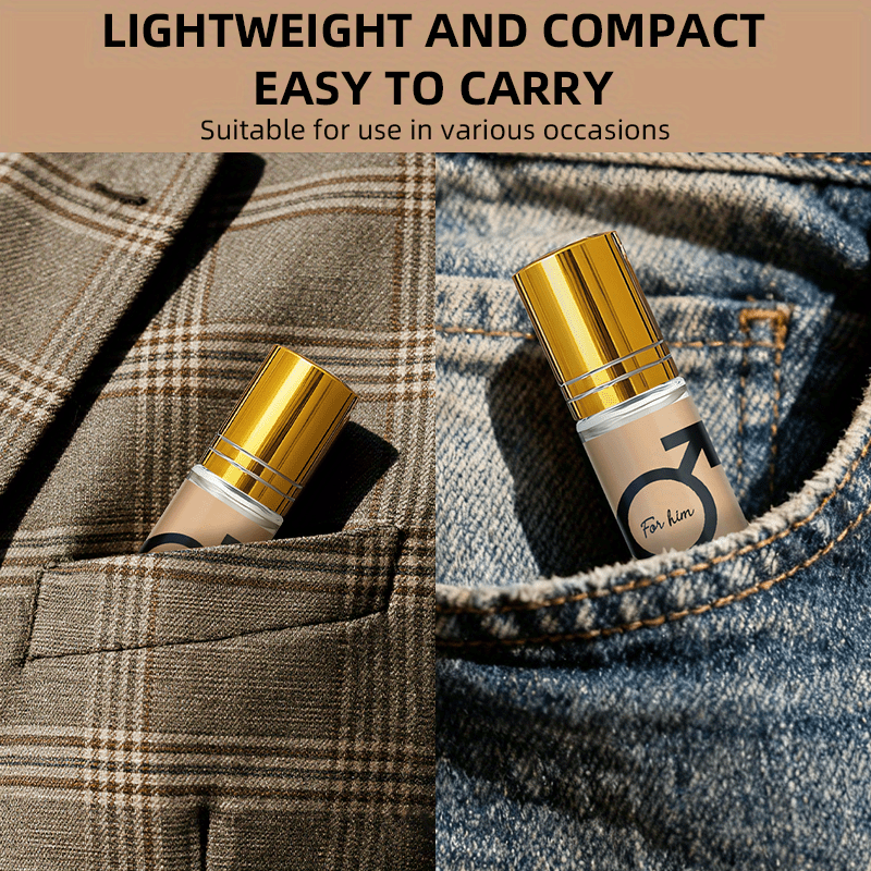 Men'S Pheromone Fragrance Oil - Enduring Fresh Fragrance, Earthy Notes, Stylish Golden Packaging, Perfect for Romantic Outings And Special Events, Dating Scent, Luxurious Presentation, Premium Quality Packaging. - Image 8