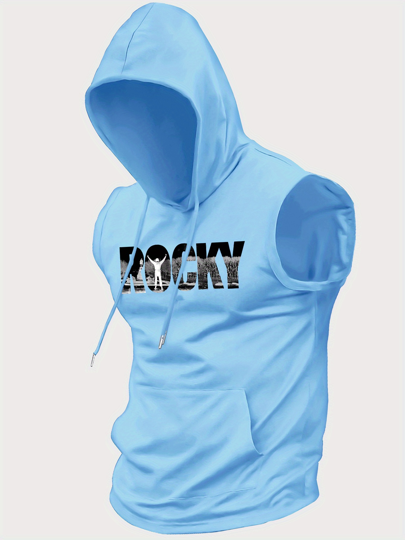 [Summer Sleeveless Hoodie] Summer Men's Casual Sleeveless Hoodie T-Shirt | Knit…