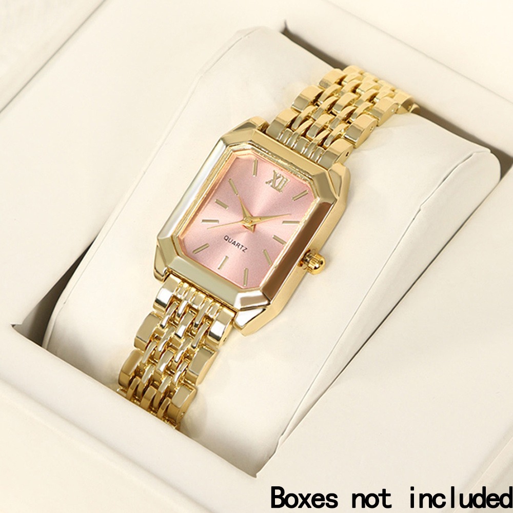 6pcs/ Set Women Watches Set & 5pcs Luxury Jewelry For Women Set, Bracelet, Necklace, Aretes Para Nina, Ring, Golden & Silvery Elegant Women Watche Set, Quartz Movement, Perfect For Valentine'S Day Christmas Birthday Gifts For Women, Reloj De Mujer. - Image 11