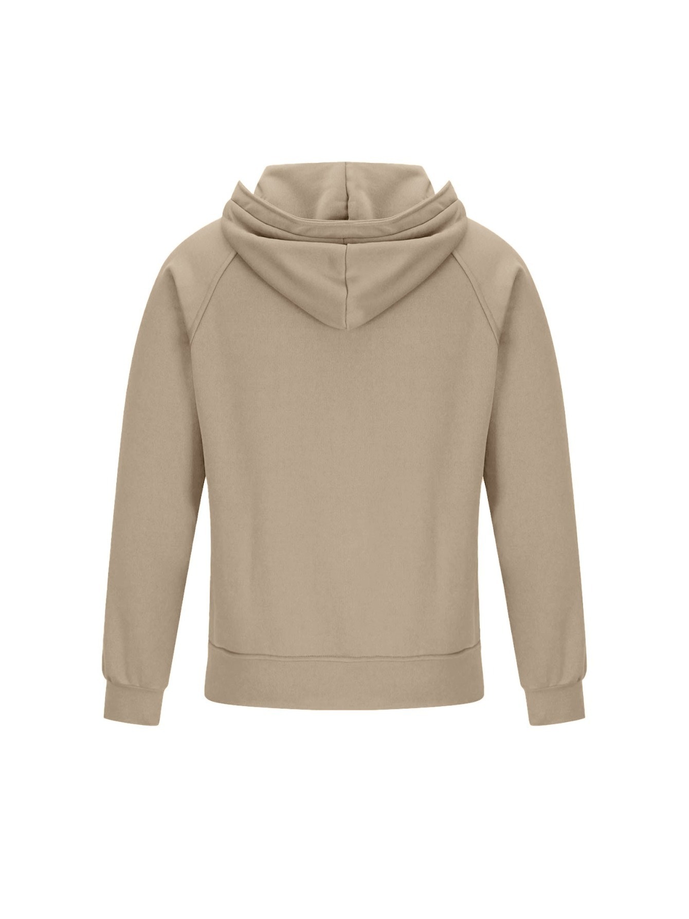 Men'S Heavy-Duty Full-Zip Hoodie - Long Sleeve Zipper Jacket with Front Pockets, Soft Warm Outerwear for Fall/Winter, Casual Outdoor & Everyday Streetwear - Black (2025 Autumn/Winter Collection), Zip Up Hoodie, Fall Winter Apparel - Image 8