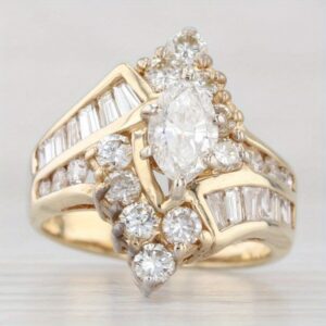 Handcrafted Luxurious Ring Made of Premium Copper, Featuring Sparkling Synthetic Zirconia, Designed in a Women'S Bohemian Style, Perfect for Engagements Or Weddings, And Makes a Great Gift.