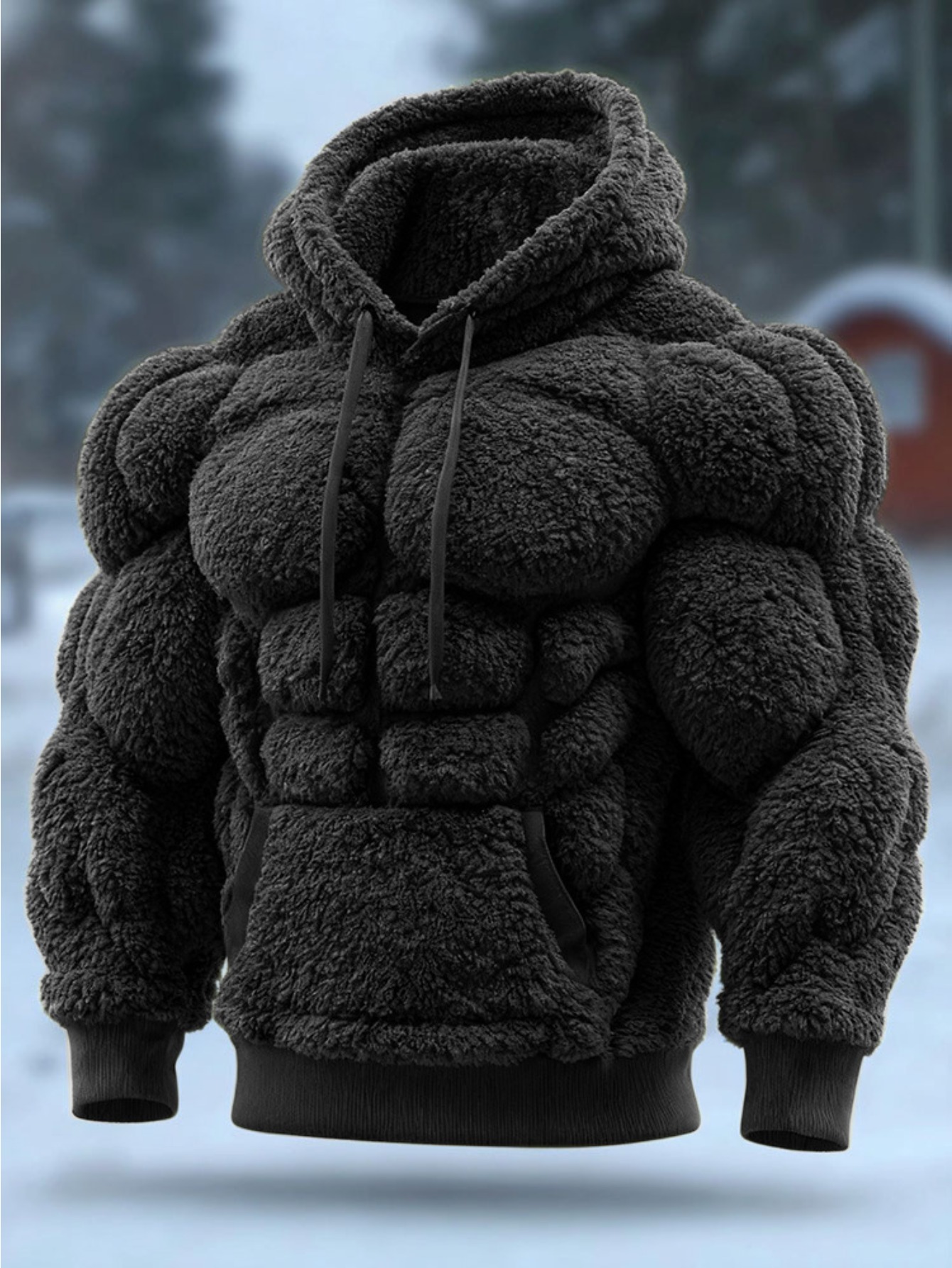 Plus Size - 2025 New 3D Printed Plus Size Men's/ Woman'S Hoodie, Street Fashion Hooded Autumn and Winter Hoodie, Print Hooded Jacket, Machine Washable Winter Coat for Christmas & All-Season Wear, Durable Casual Outerwear