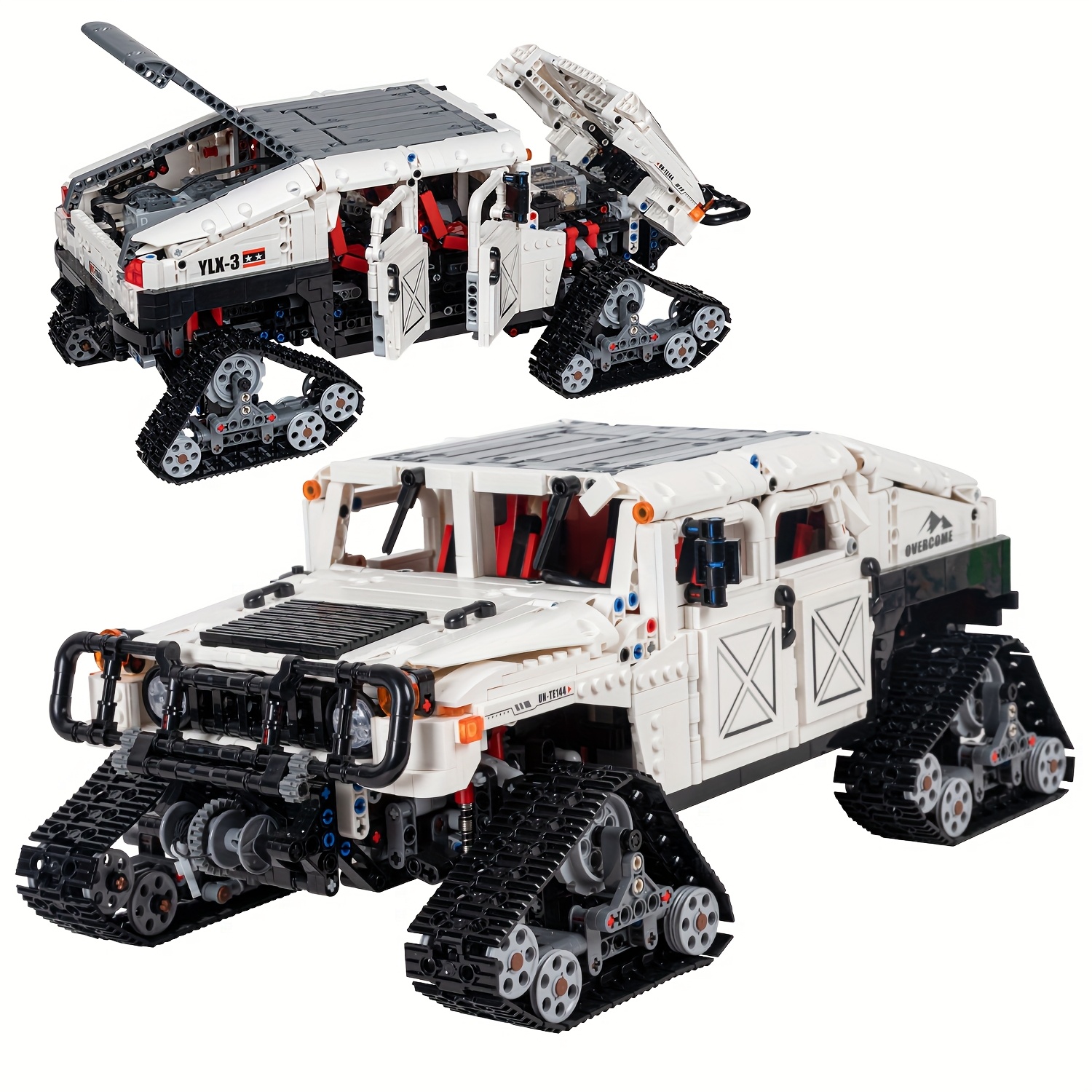 3083pcs Off-Road Vehicle Building Block Set with Technic Motor - -Scale Model Building Kit, Compatible for Car Enthusiasts & Challenge Seekers, Toy for &, Complex Assembly Project - Image 2