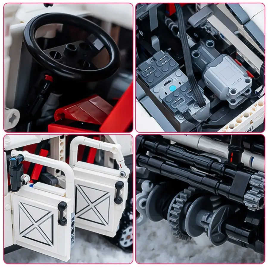 3083pcs Off-Road Vehicle Building Block Set with Technic Motor - -Scale Model Building Kit, Compatible for Car Enthusiasts & Challenge Seekers, Toy for &, Complex Assembly Project - Image 6