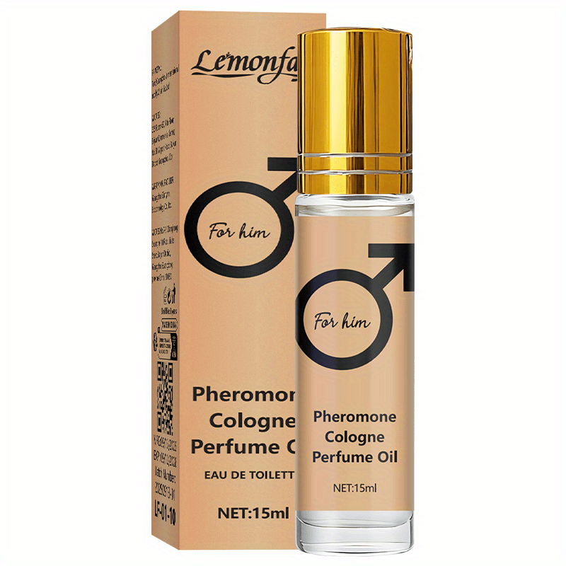 Men'S Pheromone Fragrance Oil - Enduring Fresh Fragrance, Earthy Notes, Stylish Golden Packaging, Perfect for Romantic Outings And Special Events, Dating Scent, Luxurious Presentation, Premium Quality Packaging. - Image 5
