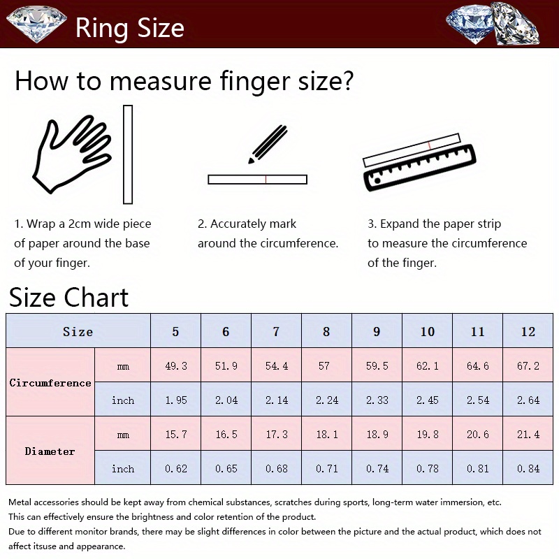 Elegant Secret Store Featuring Sparkling Synthetic Zircon Wide Band Rings for Both Teenager And Teenager, Perfect for Weddings, Parties, Casual Outings, Vacations, And Exquisite Music Festival Accessories., For Teenager - Image 5