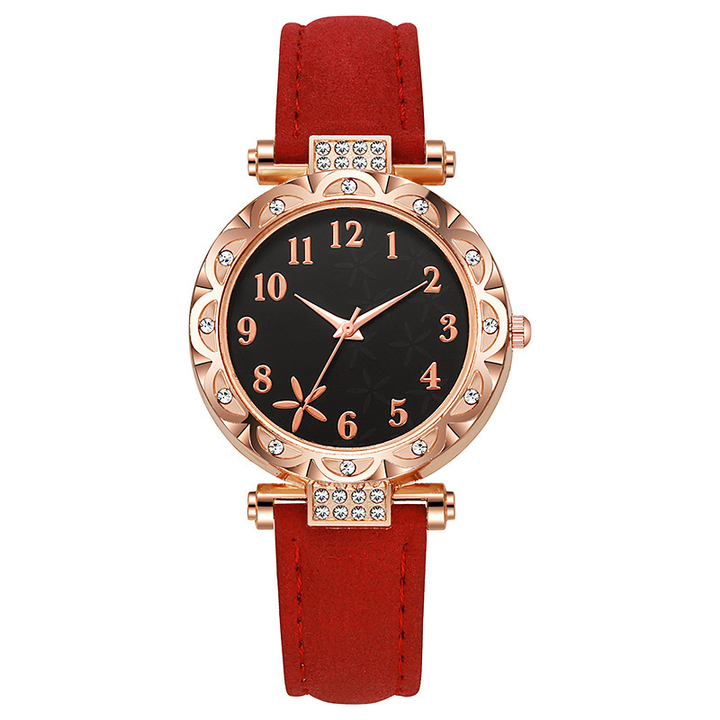 1pc Women'S Elegant Starfish Pattern Watch with & Pink Hands, Faux Leather Strap, Quartz Movement, Large Easy-to-Read Analog Clock, Casual & Semi-Formal Watch for Students & Everyday Use, Battery-Powered (CR2030) - Stylish & Affordable Women'S Fashi - Image 4