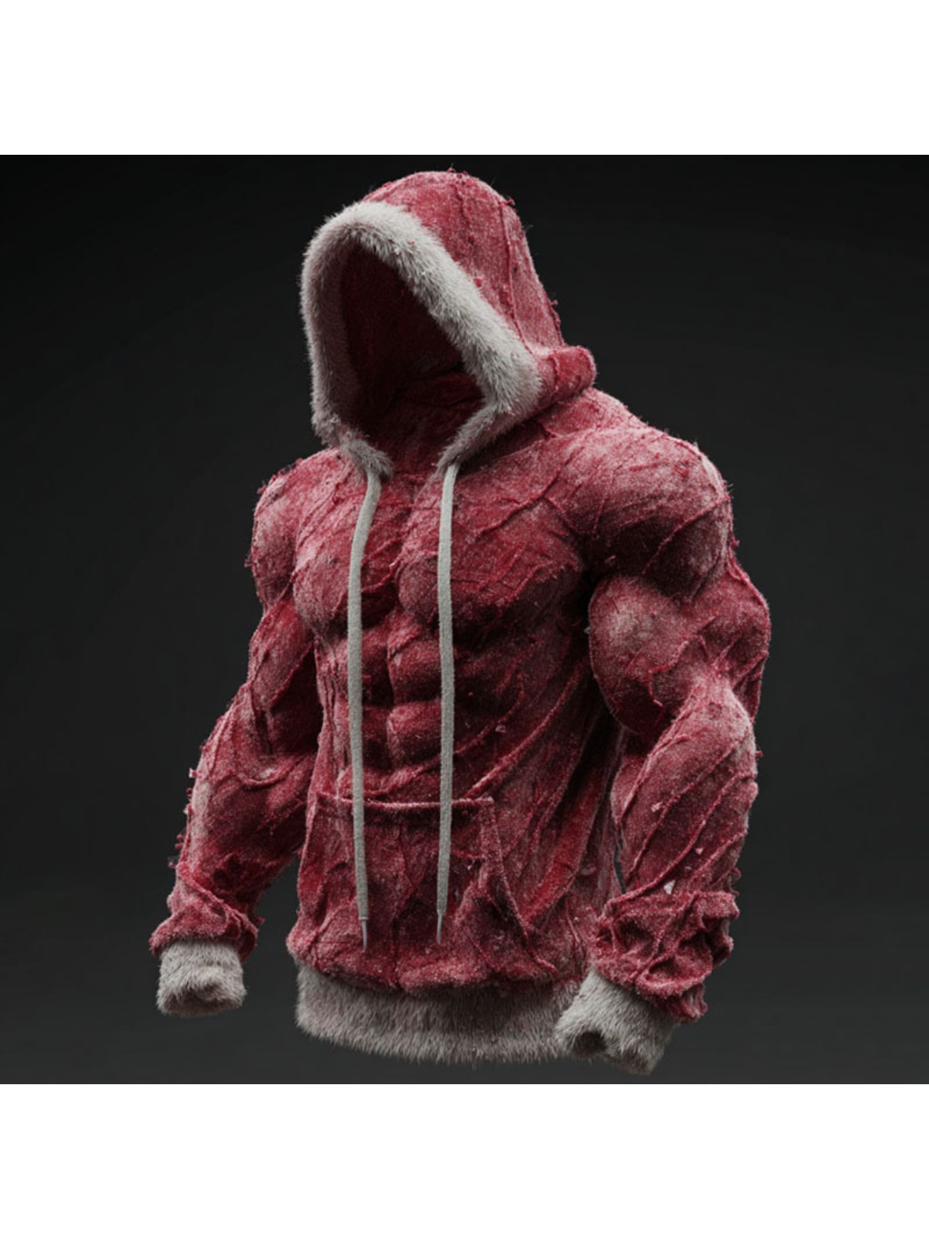 Plus Size - 3D Digital Printed Hoodie | New Spring Fashionable Hooded Long-Sleeved Top, Warm Men'S Clothing with Crew Neck, Regular Fit, Slight Stretch Fabric, Vintage and Casual Style - Image 8