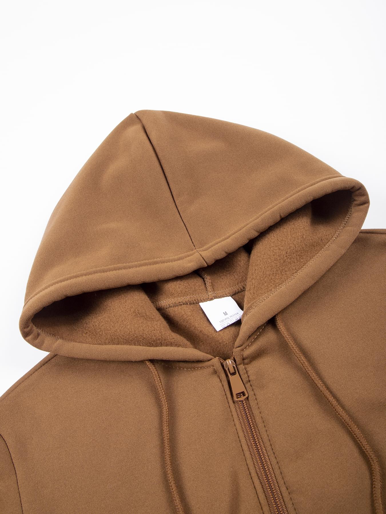 Men'S Heavy-Duty Thermal Hooded Jacket with Bull Print & Bull Horns - Full-Zip Winter Coat, Full-Zip Front Closure, Full-Zip Hooded Design, Machine Washable Cold Weather Outerwear For Hiking, Camping, Everyday - Ideal For Outdoor Activities & Casual - Image 6