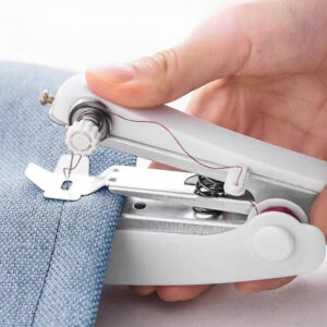 Portable Mini Sewing Machine, Handheld Manual Easy Sewing, Home Portable Tailoring Machine, White - 1pc, Small Sewing Machine