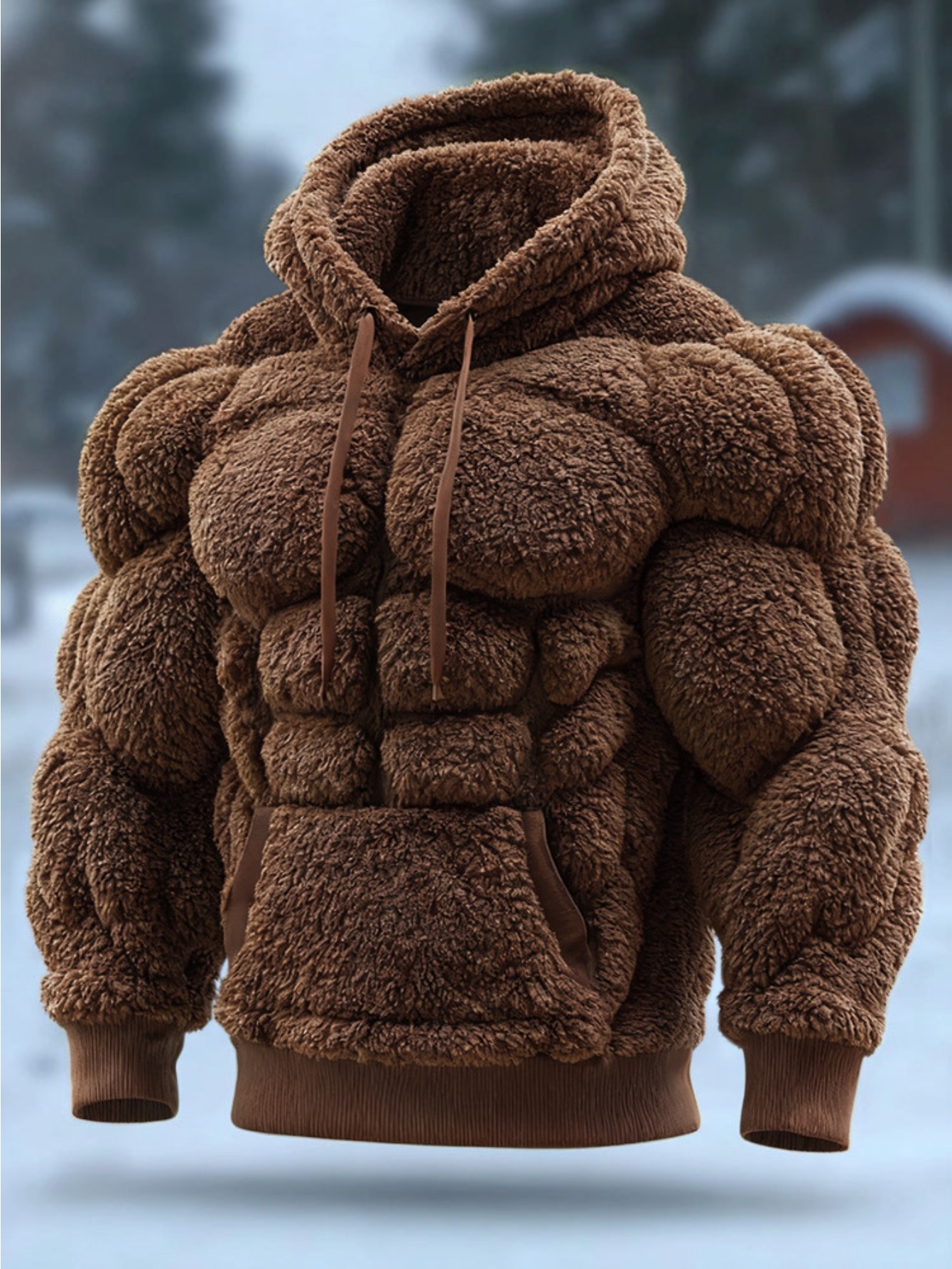 Plus Size - 2025 New 3D Printed Plus Size Men's/ Woman'S Hoodie, Street Fashion Hooded Autumn and Winter Hoodie, Print Hooded Jacket, Machine Washable Winter Coat for Christmas & All-Season Wear, Durable Casual Outerwear - Image 18