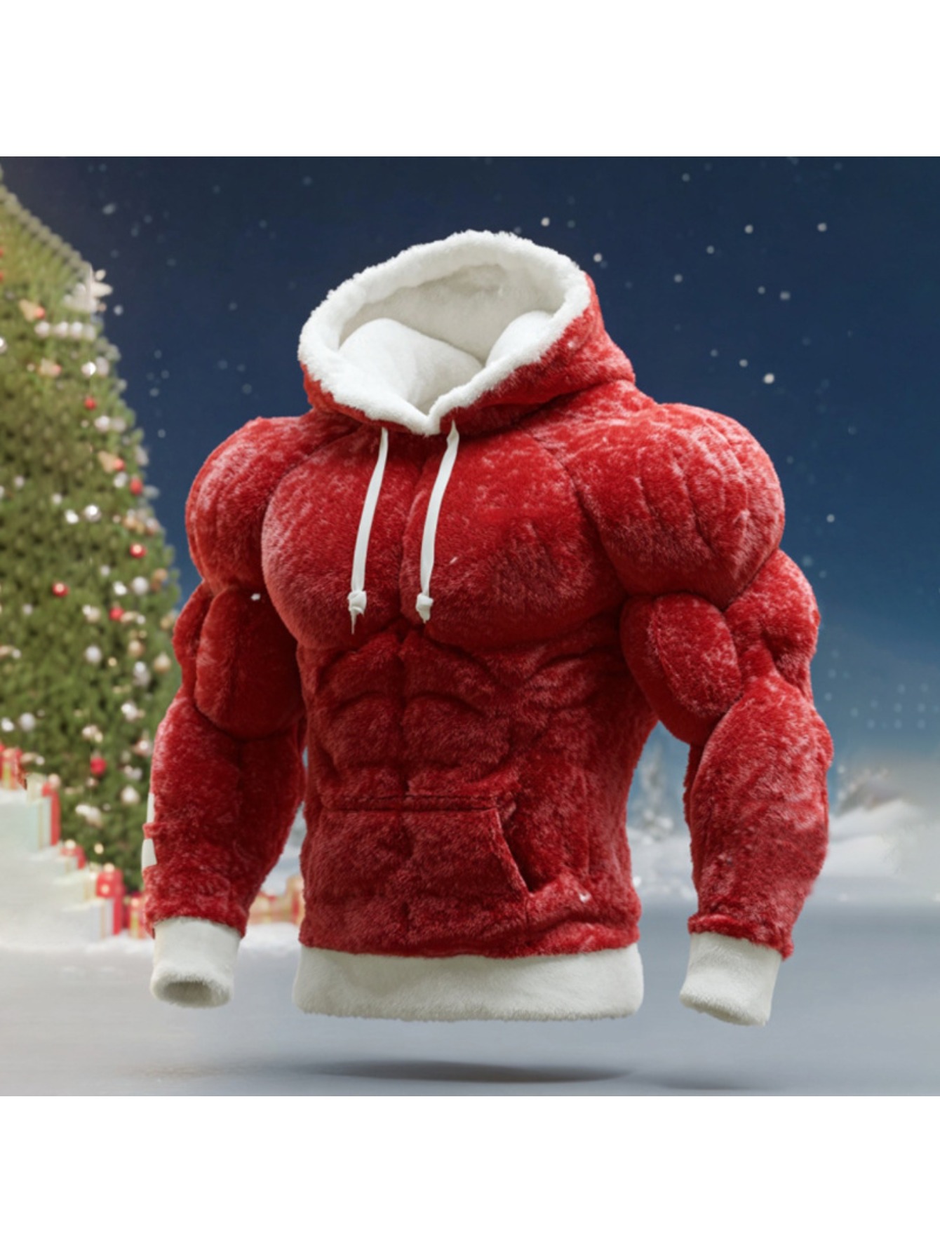 Plus Size - 2025 New 3D Printed Plus Size Men's/ Woman'S Hoodie, Street Fashion Hooded Autumn and Winter Hoodie, Print Hooded Jacket, Machine Washable Winter Coat for Christmas & All-Season Wear, Durable Casual Outerwear - Image 16