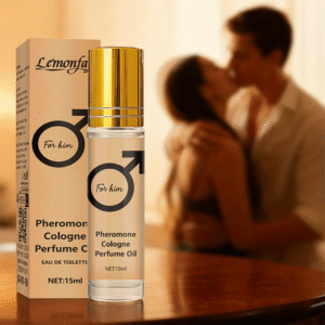 Men'S Pheromone Fragrance Oil - Enduring Fresh Fragrance, Earthy Notes, Stylish Golden Packaging, Perfect for Romantic Outings And Special Events, Dating Scent, Luxurious Presentation, Premium Quality Packaging.