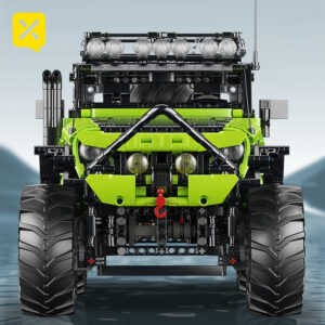 2372pcs 1:8 Scale Super Large Heavy-duty Off-road Building Block Car, with A Sturdy Body And Powerful Big Tires, Rich In Details And Extremely Cool. Delicate Assembly Brings Much Fun. Hands-on Assembly, Suitable for Building Block Enthusiasts. Ideal