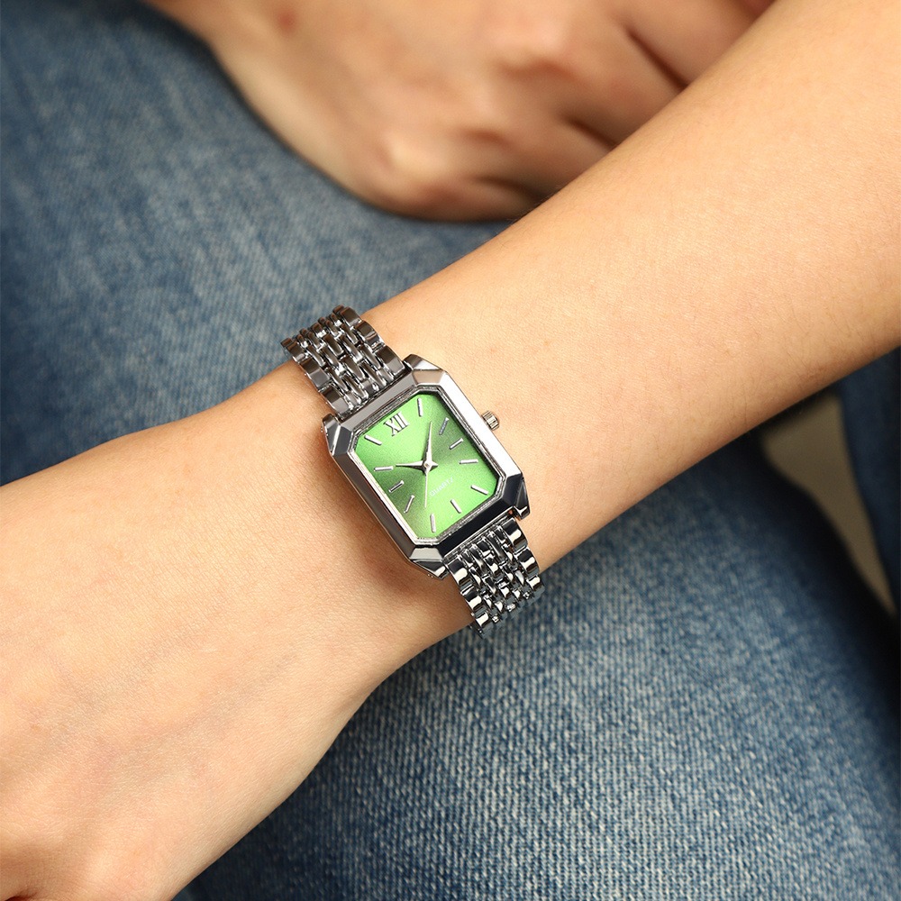 6pcs/ Set Women Watches Set & 5pcs Luxury Jewelry For Women Set, Bracelet, Necklace, Aretes Para Nina, Ring, Golden & Silvery Elegant Women Watche Set, Quartz Movement, Perfect For Valentine'S Day Christmas Birthday Gifts For Women, Reloj De Mujer. - Image 13