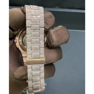 Glamorous Jewelry Suitable for Daily Wear - Sparkling Foldover/Clasp Strap Case, Luxury Watchband Gift for Boyfriend/Girlfriend (Christmas, Valentine' Day, Birthday) - Unisex Dial