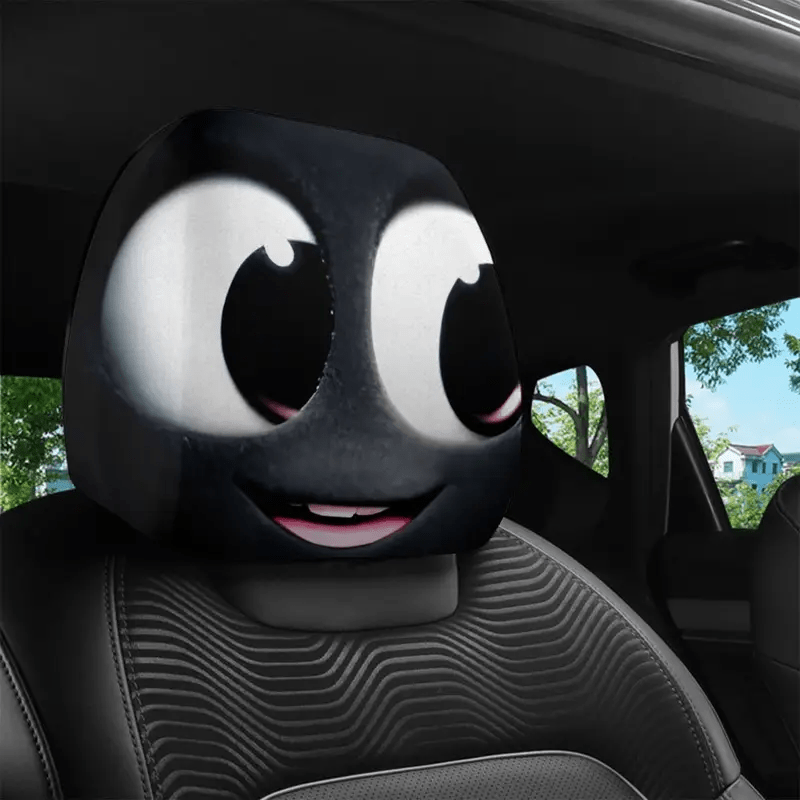 2pcs Cute Cartoon Character Seat Covers - Soft, Fit for All Vehicles, Durable & Stylish Interior Accessories, Cute Accessories, Vehicle Seat Protection, Playful Design, christmas gifts - Image 5