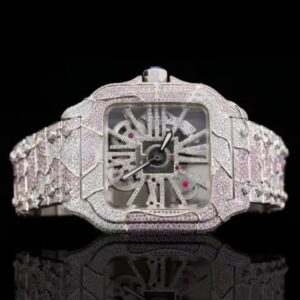 Luxury Stainless Steel with Mechanical Movement | Fashion Strap, Men'S and Women'S Circular Cutting, Suitable for Daily Wear, Ideal for Christmas, New Year, Birthday Gifts, and Boyfriend'S Present | Unique Jewelry