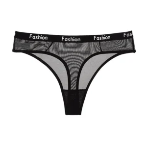 Underpant Lingerie Panties Knicker Knickers Briefs Transparent Mesh Sports T Pants Sexy Thong Panties for Women