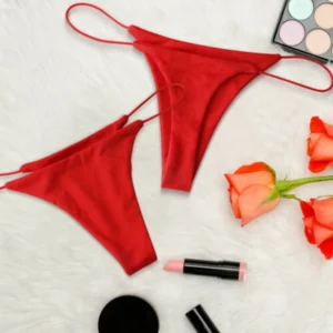 Comfortable Women Sexy G-Strings Thongs Thins Strap Seamless Simple Panties Lingerie Underwear Ladies Briefs