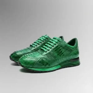 2025 new arrival Fashion Ostrich skin causal shoes men,male Genuine leather Sneaker PDD746