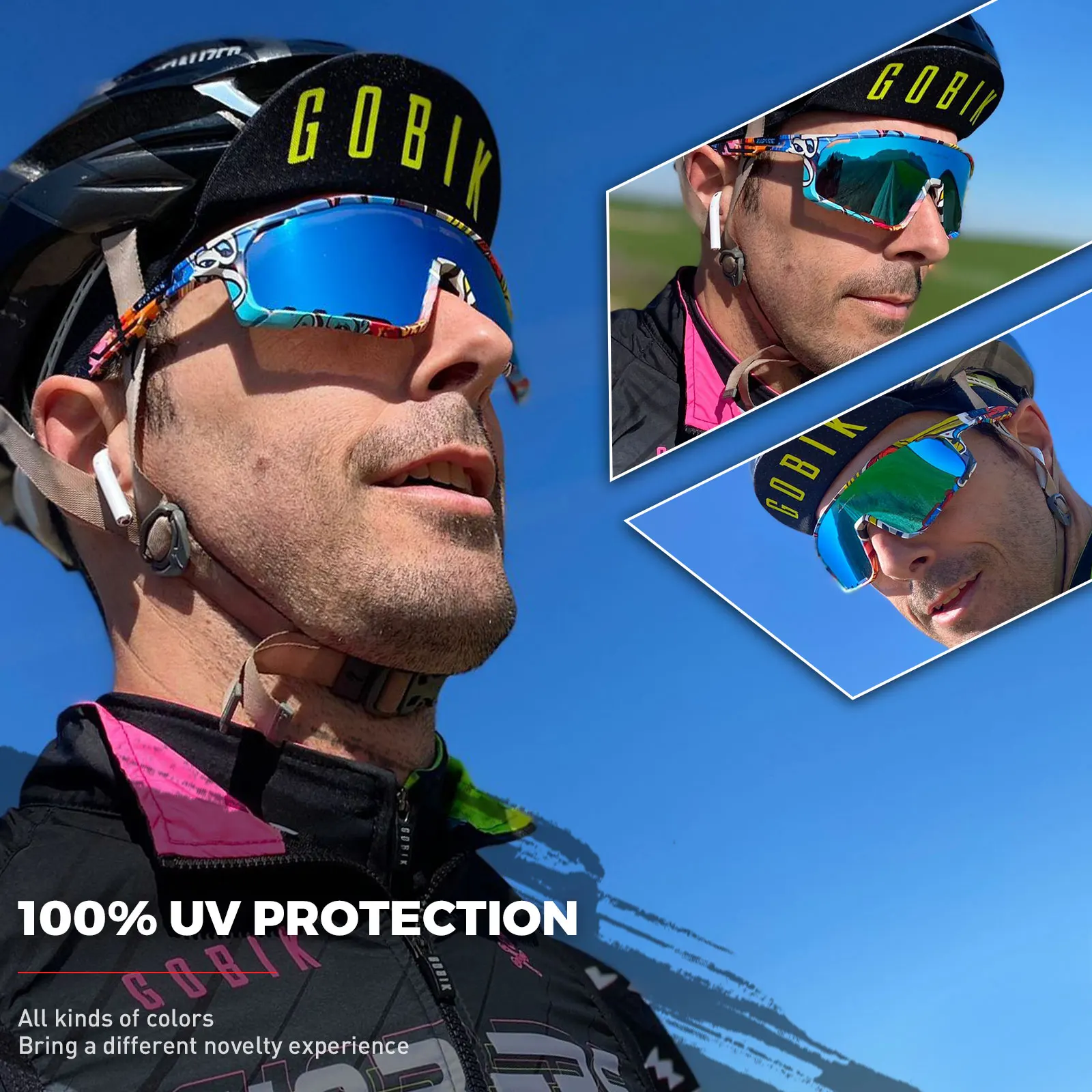 Cycling Glasses Outdoor Bicycle Hiking Drive Running Sunglases Men Women MTB Road Bike Glasses Fashion Sports Glasses - Image 2