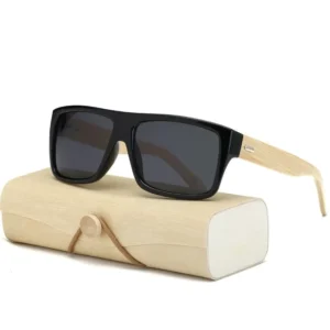 Original Wooden Bamboo Sunglasses Men Women Mirrored UV400 Sun Glasses Real Wood Shades Gold Blue Goggles Sunglases Male