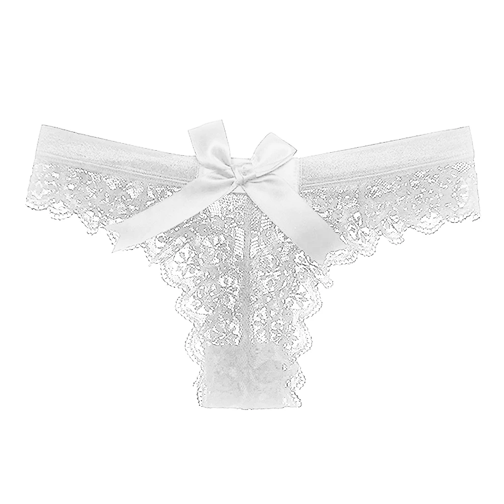 Lady Lace Sheer Thong Gstring Panties Sexy Low Waist Knickers Briefs Lingerie U…