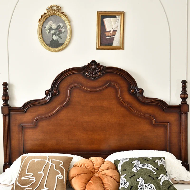 European Unique Bed Castle Design King Size Sex Sun Nordic Simple Bed Luxury Queen Bedroom Wooden Cama Unique Unique Furniture - Image 5