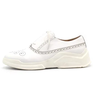 New Design Luxury Genuine Leather Oxford Shoes Men White Lace-up Sculpted Street Cowhide Casual Sneakers Male Platform Flats