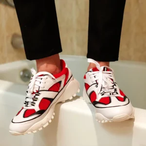 New Designer Casual Sport Shoes Men Breathable Cowhide Handmade Genuine Leather Thick Sole Sneakers Male Spring Autumn