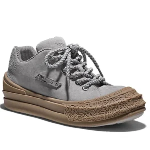 Retro Board Shoes for Men's and Women's Casual Sneakers Genuine Leather Hand-sewn Fashionable Thick Sole Height Increasing Shoes