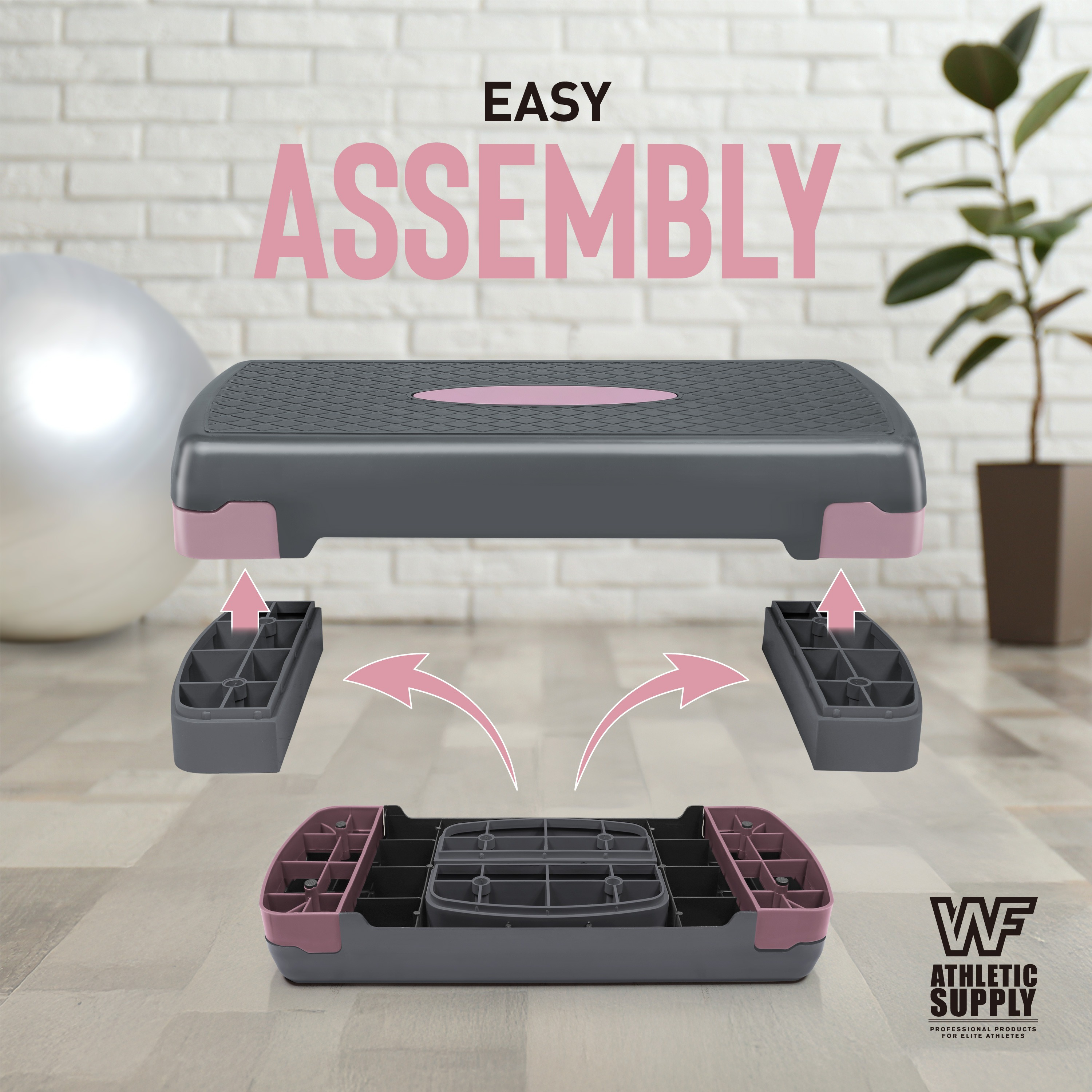 Aerobic Stepper Set with Dumbbells & Measuring Tape, Adjustable Height 2 Level Risers Workout Exercise Step Platform, 3 Colors, the Ultimate Gift for a Joyful Holiday and Merry Christmas - Image 8