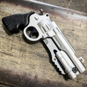 9" REVOLVER Tactical Pistol Replica Gun Stainless Steel Folding Pocket Knife - Cool Design