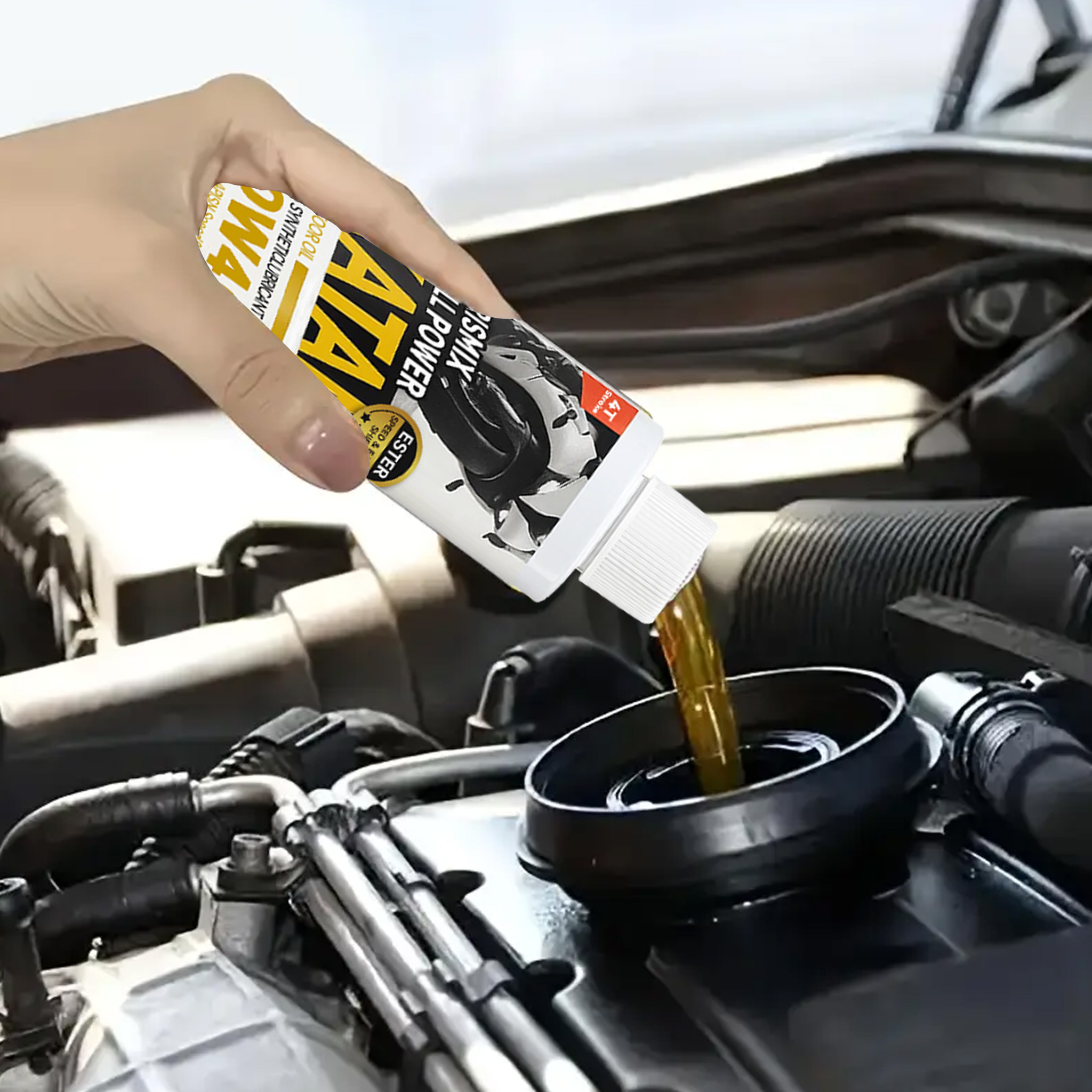 Prismix 6.76 oz*2 / Engine Anti-Wear Protector and Cylinder Repair Additive - Premium formula for noise reduction, friction protection, and crack sealing - Quick-acting, no tools required - Image 3