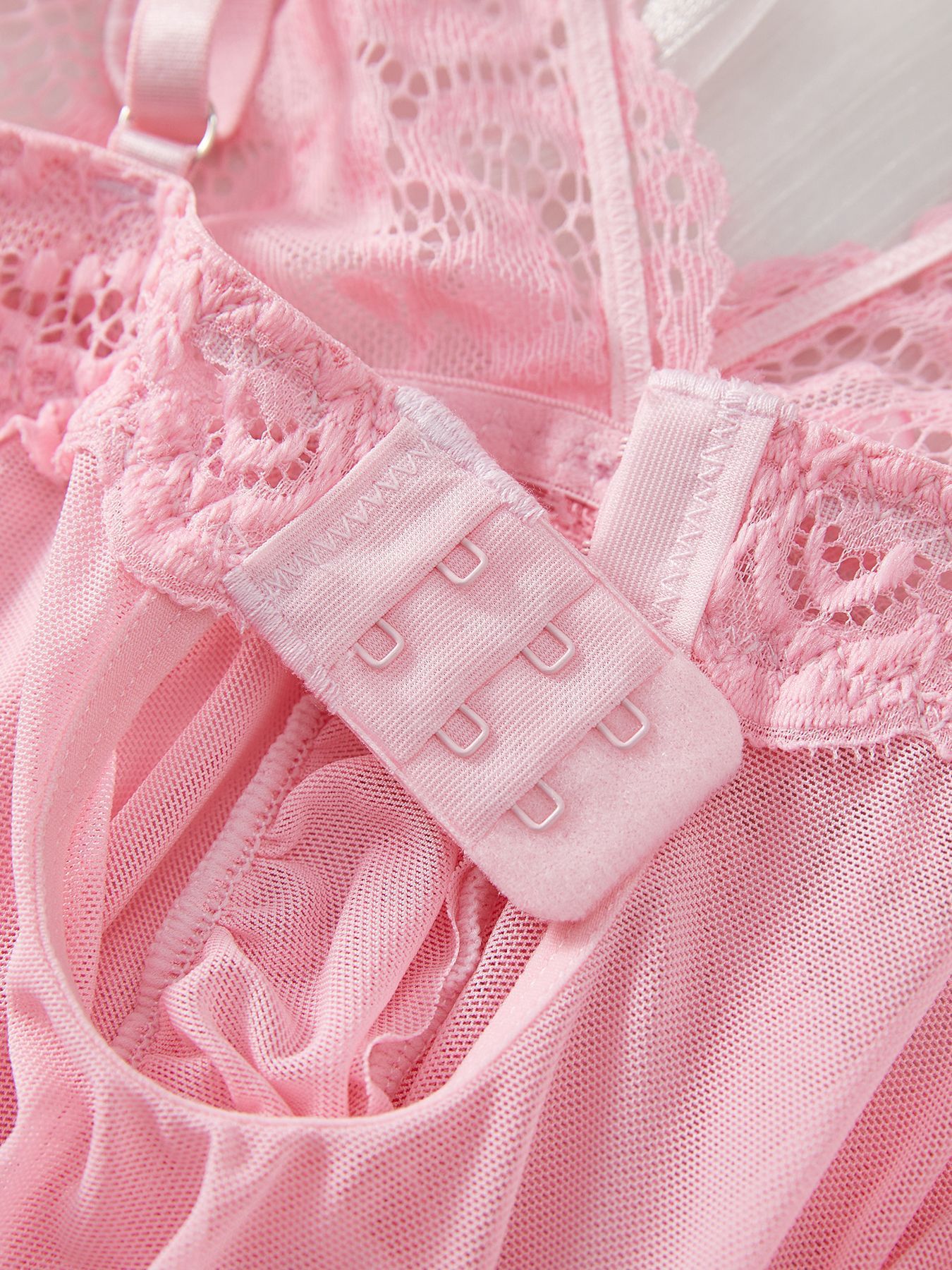 3 Sets V-Neck Sexy Contrast Lace Mesh Chemise Babydoll Naughty Lingerie Set Sleepdress, All-Season Polyester Slip Dress Nightwear Skimpy Clothes, Soft and Comfortable Nightgown Lingerie for Women, Birthday Gift Christmas Gifts New Year's Gift for Women, Romantic Evenings Holidays Party Anniversay Dating Valentine's Day - Image 4