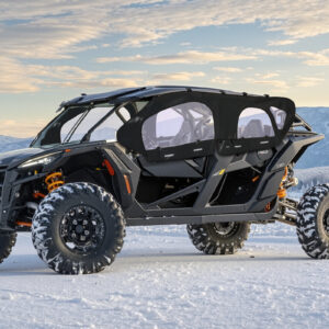 UTV Cab Enclosure Upper Doors Set for Can-Am Maverick X3 MAX 4-Seater 2017-2024