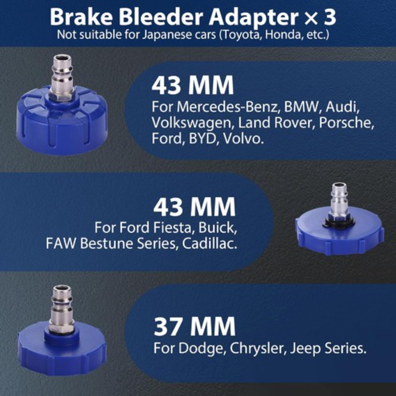 2L Manual Brake Bleeder Kit One Person Brake Fluid Change System with Vacuum Pump Large Capacity Bleeding Tools for Cars Trucks Motorcycles Clutch Service Fast Refilling Easy Operation Organized Workspace - Image 6