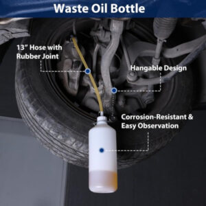 2L Manual Brake Bleeder Kit One Person Brake Fluid Change System with Vacuum Pump Large Capacity Bleeding Tools for Cars Trucks Motorcycles Clutch Service Fast Refilling Easy Operation Organized Workspace