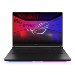 ASUS ROG Strix Scar 18 (2025) Gaming Laptop, 18” ROG Nebula HDR 16:10, RTX 5070 Ti, Core Ultra 9 275HX, 32GB DDR5, 1TB SSD, Win 11 Pro, G835LR-XS96