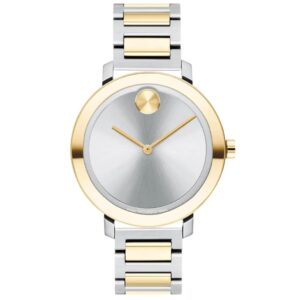 Movado 3600825 Bold Evolution 34 mm Silver-tone Dial Stainless Steel Women's Watch