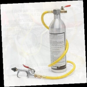 OEMTOOLS 24515 AC System Flush Kit for R134， R12， R22， R410， and R404， Cleaning The Air Conditioner with Pressurized Air and Flush Solvent， No Spray-Back， Multicolor