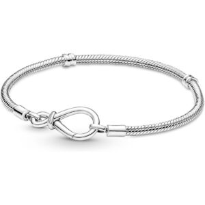 Pandora Jewelry Moments Infinity Knot Snake Chain Bracelet 590792C00-20