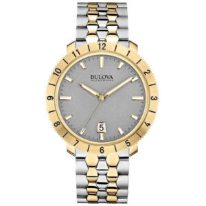 Bulova 98B216 42 mm Grey Dial Two-Tone Stainless Steel Quartz Women's Watch