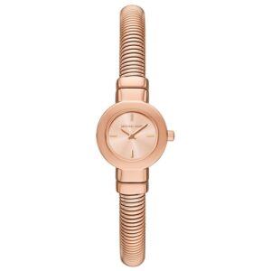 Michael Kors Women's Gramercy MK7528 Bracelet Rose Gold Plated Dial Quartz Movement Deployment Clasp 21mm Round Watch
