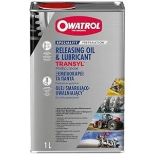 Owatrol Transyl Penetrating Oil Spray 1.06 Us Qt – Multi-Use Car & Moto Penetrant Spray， Degreaser & Rust Remover for Bolt， Hinge， Lock， Metal & Bike Chain Lubricant