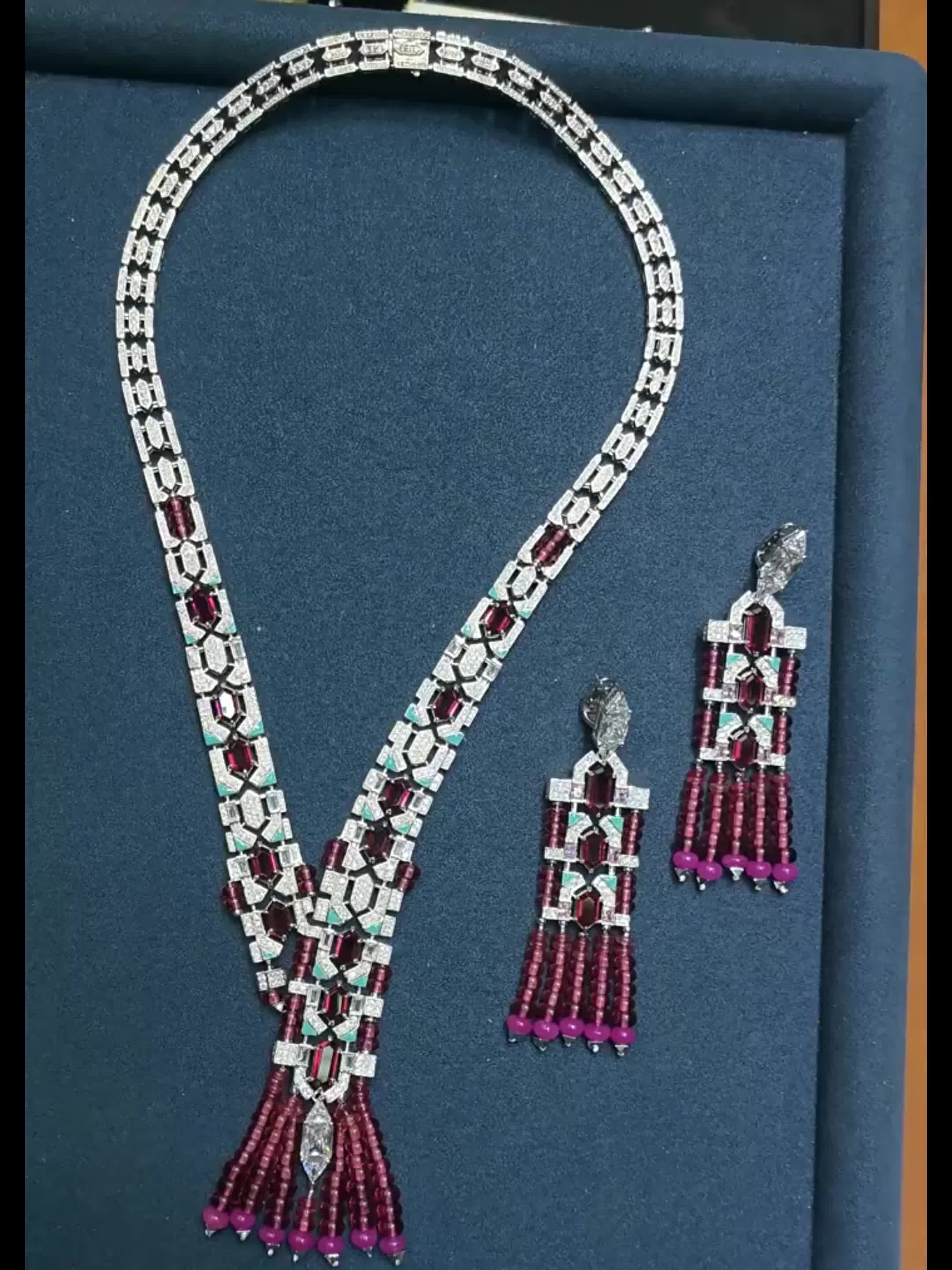 2pcs Exquisite Tassel Necklace and Earrings Set, Plated, Suitable for Daily Wear and Gifting, Party Favors, Holiday Parties, Dates, Vacations, Birthdays, Anniversaries, Valentine'S Day, Travel, Holiday Gifts, For Teenager - Image 7